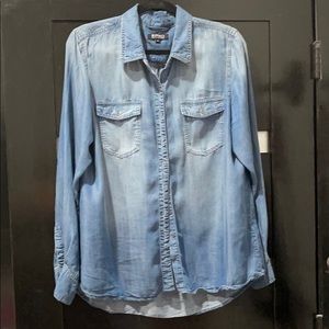 Buffalo Women Light Denim long sleeve shirt